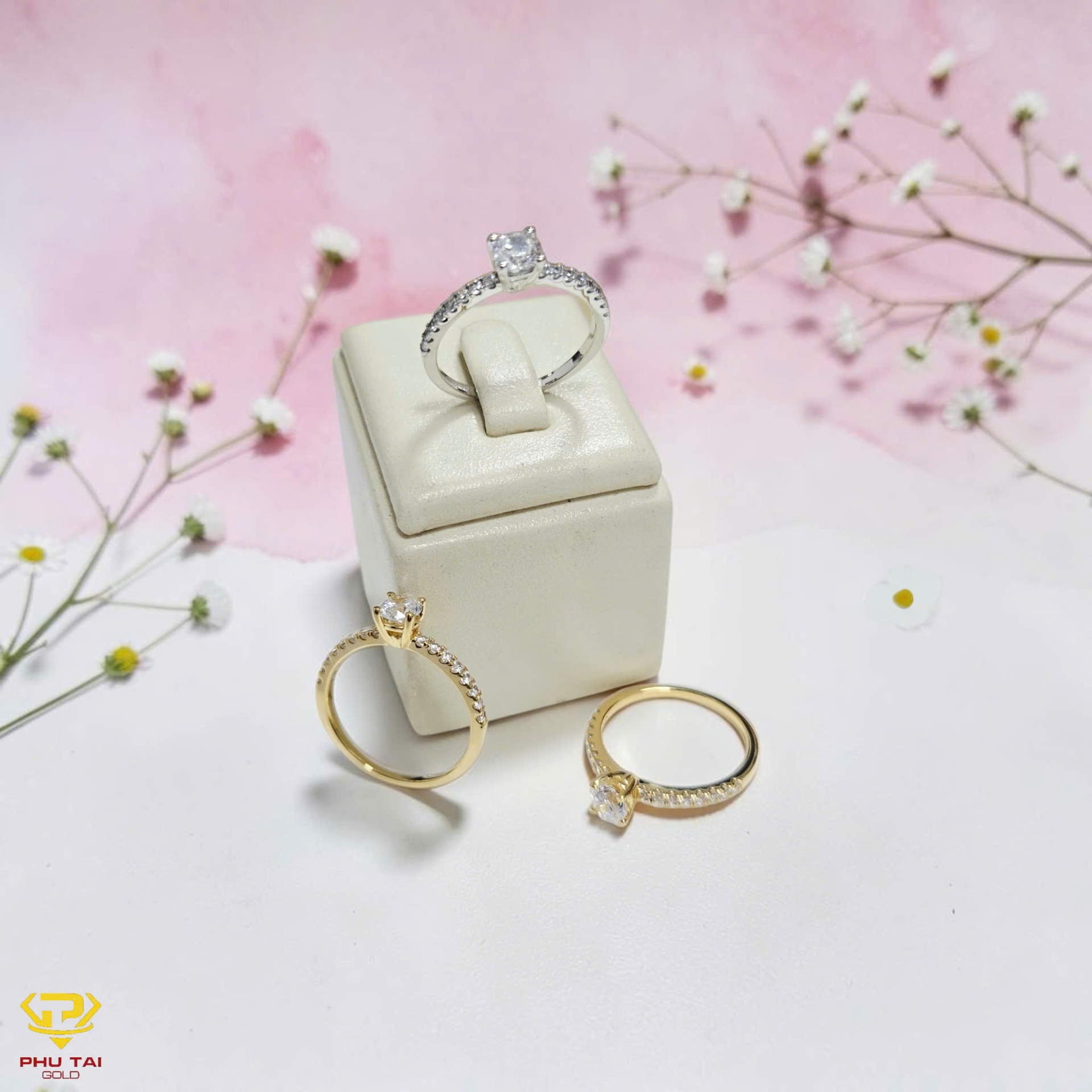 Nhẫn nữ vàng tây (mã NN 23107)